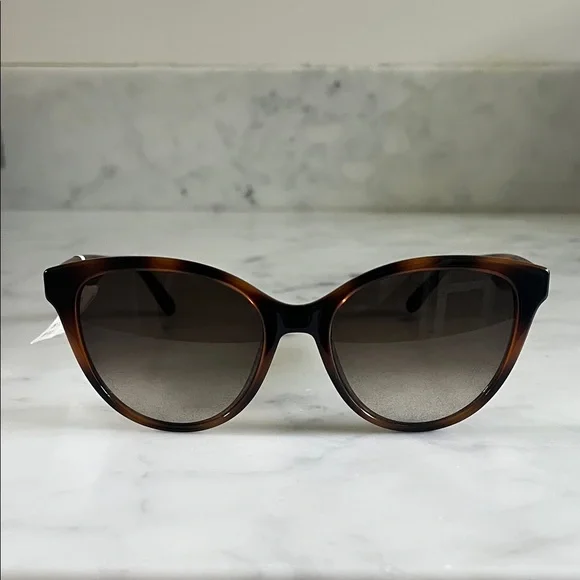 Never worn Ferragamo Tortoise Shell cat eye Sunglasses